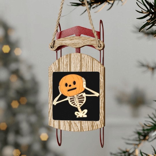 The Witching Hour Chronicles: A Halloween Adventur Sled Ornaments