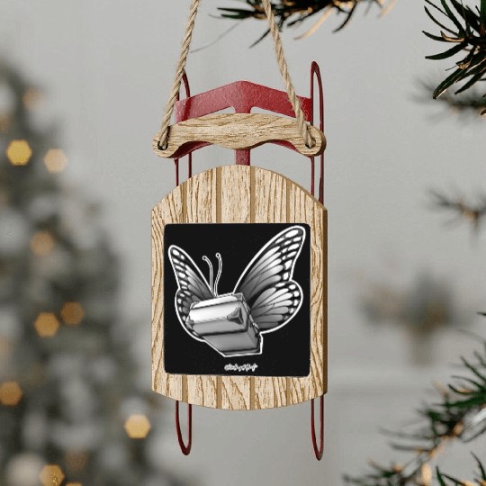 Monarch Travel Bug - Travel Bug Series Sled Ornaments
