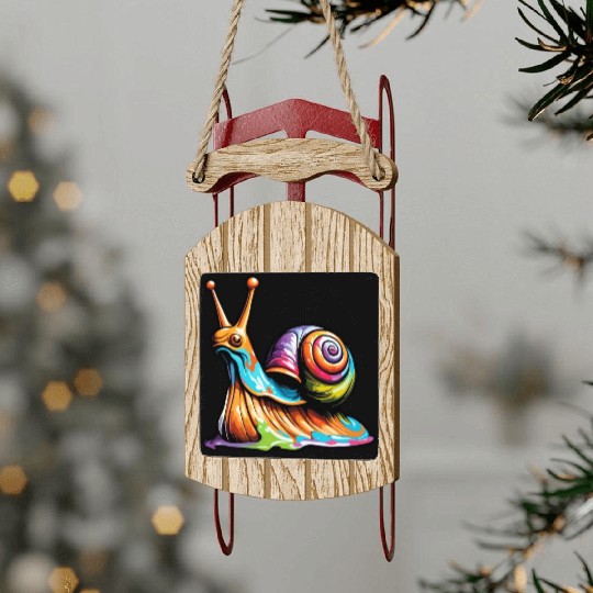 Snail / Animal / Slimy / Meadow / Grass / Pet Sled Ornaments