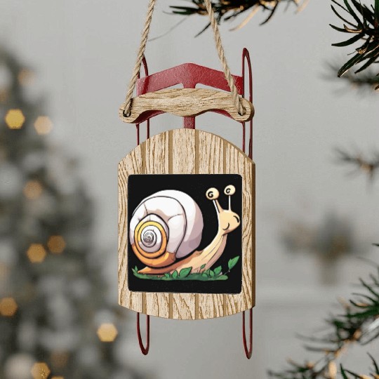 Snail / Animal / Slimy / Meadow / Grass / Pet Sled Ornaments