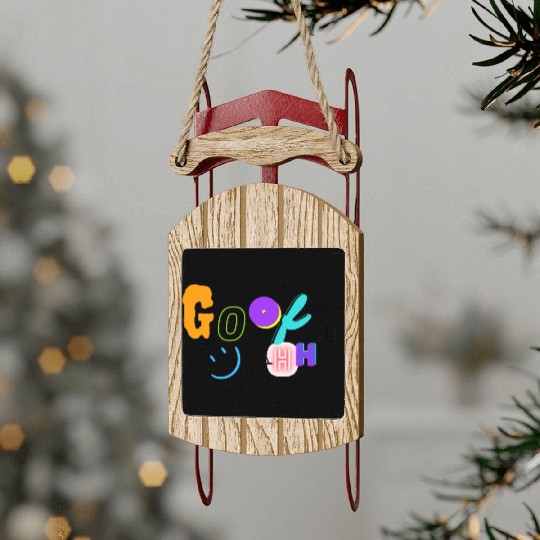 Funny Goofy Ahh Sled Ornaments