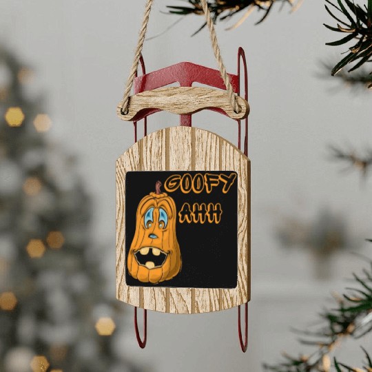 Goofy Ahh Sled Ornaments