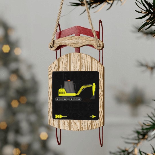 Big Brother 2024 Construction Machinery Announces Birth Sled Ornaments
