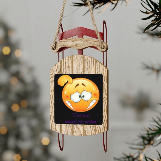 wednesday copy Sled Ornaments