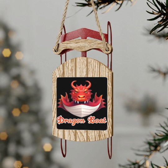 Dragon Boat Sled Ornaments