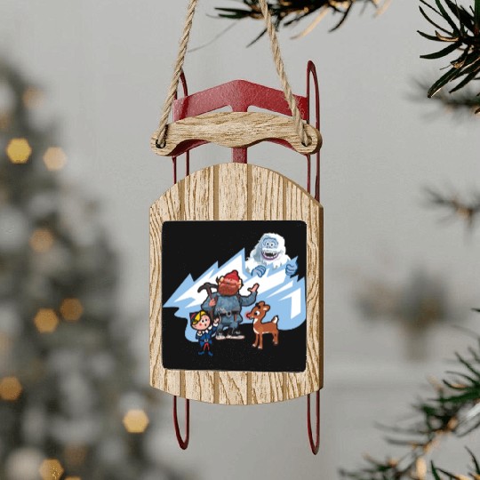 Rudolph Douse The Light Sled Ornaments