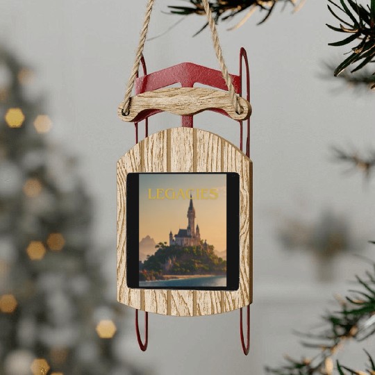 LONELY CASTLE Sled Ornaments