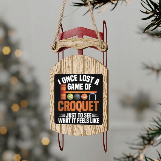 Croquet Mallet Croquet Club Croquet Player Croquet Sled Ornaments