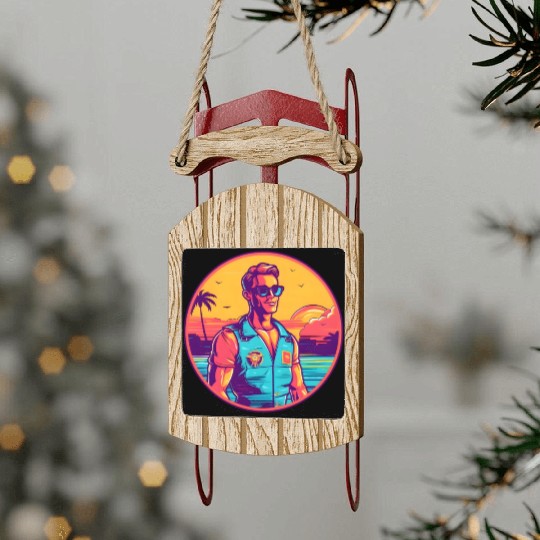 Lifeguard Lifeguard Sled Ornaments