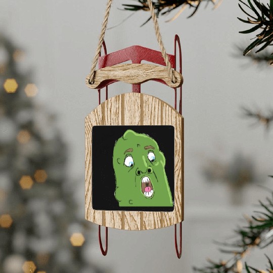 Picolas Cage Sled Ornaments