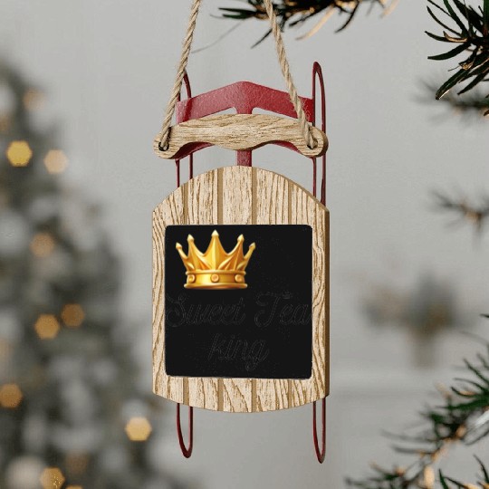sweet tea king Sled Ornaments