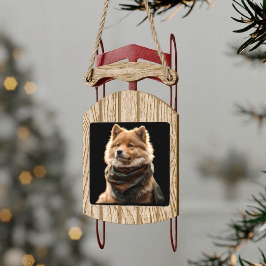 Classic dog Sled Ornaments