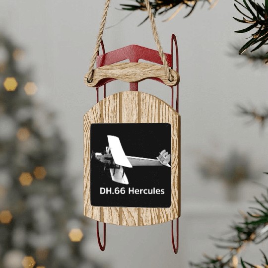 DH66 Hercules Aircraft Sled Ornaments