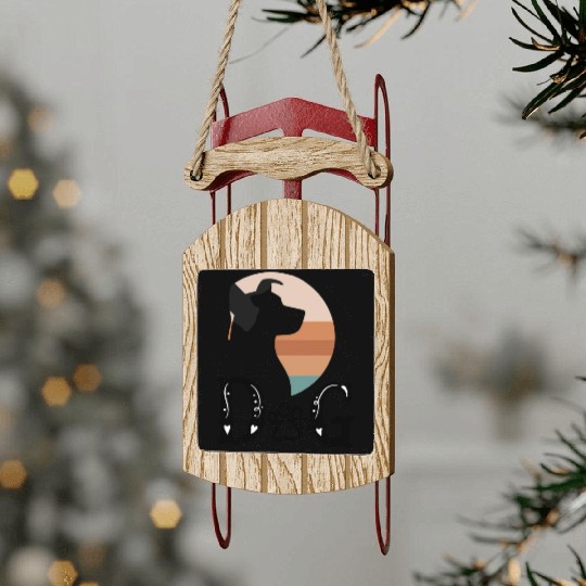 Joyful Tails Unleashing Happi Dogs Sled Ornaments