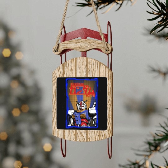 Gundam RX 78 Sled Ornaments