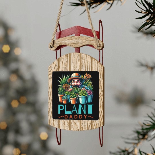 Plant Daddy Sled Ornaments
