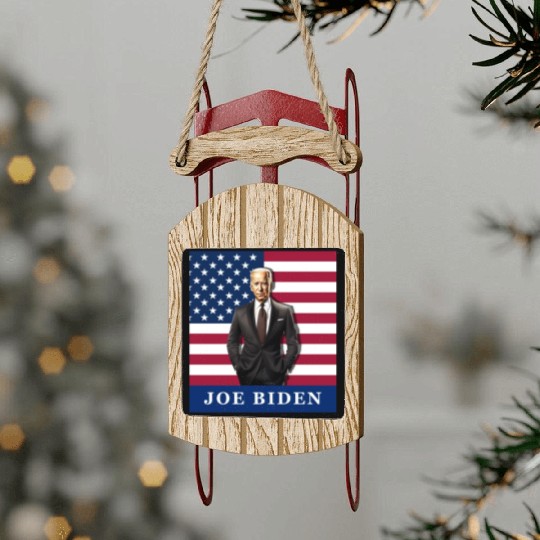 US United States, Elections 2024, Joe Biden Sled Ornaments