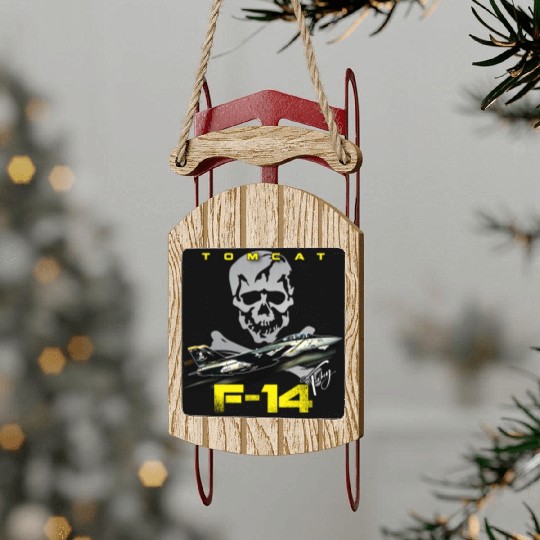 F-14 Tomcat Fighterjet Sled Ornaments
