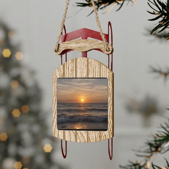 The sun Sled Ornaments