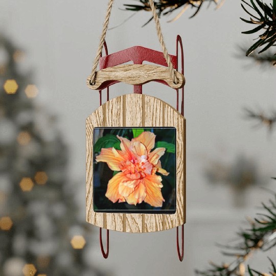 Hibiscus 2 Sled Ornaments