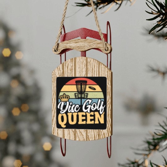 Birdie Putter Backhand Disc Golf Tree Love Sled Ornaments