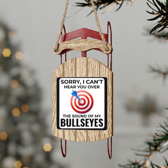 Archery Targets Archer Bullseye Shooting Sport Sled Ornaments