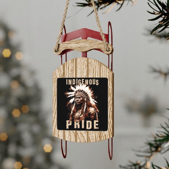 Indigenous Pride Sled Ornaments