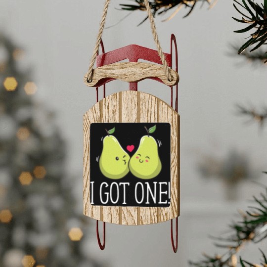 I Got One Honeymoon Bride Newlywed Future Wife Fia Sled Ornaments