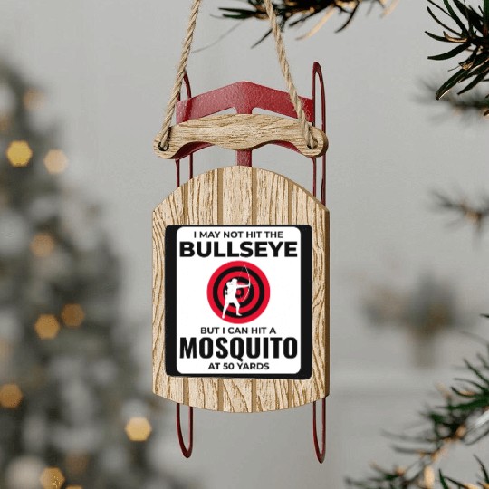 Archery Targets Archer Bullseye Shooting Sport Sled Ornaments