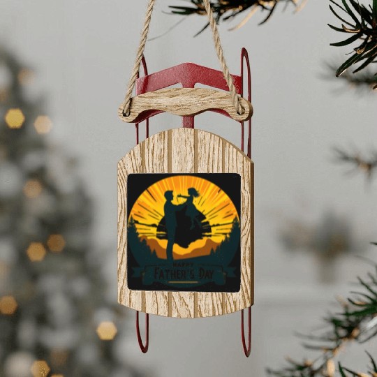 Cheers to Dad: Celebrating Father's Day Sled Ornaments