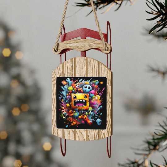 geometry dash Sled Ornaments