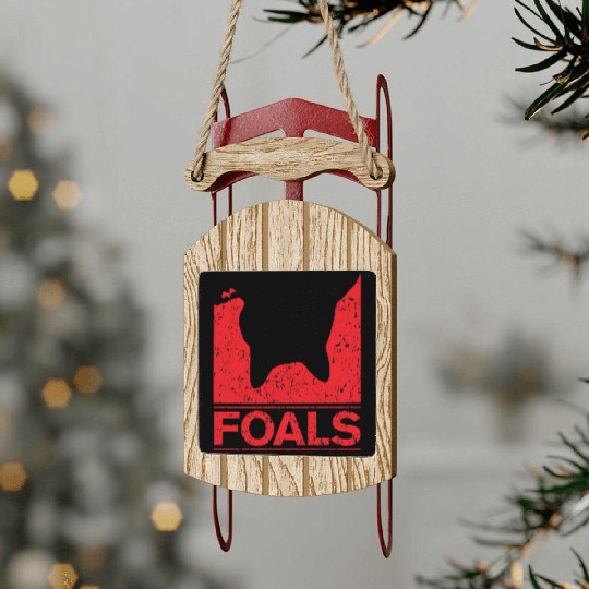 foals band Classic Sled Ornaments