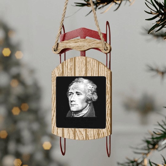 Come At Me Burr AP US History Alexander Hamilton Sled Ornaments