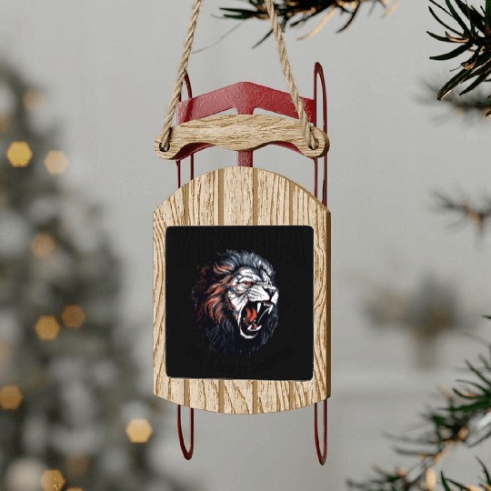 Yeshua Lion King Sled Ornaments