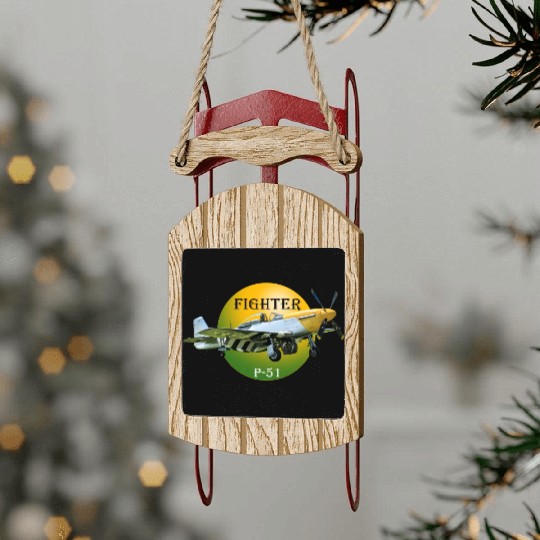 P-51 Sled Ornaments