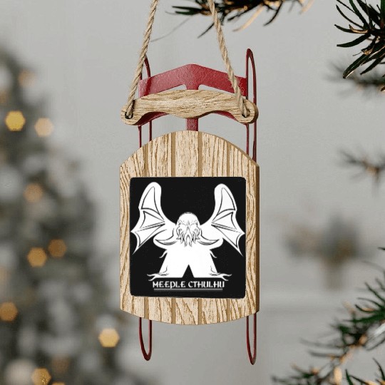 Meeple Cthulhu clothing Premium Sled Ornaments