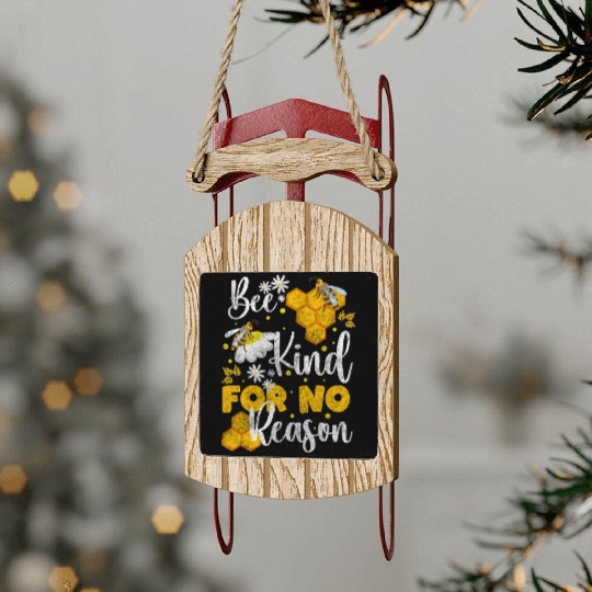 Honey Bee Beekeeper Useful Beekeeper Sled Ornaments