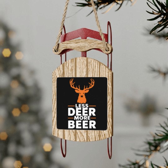 Ultimate Deer Hunting Lifestyle: Celebrate Sled Ornaments