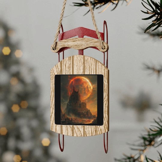 Eclipse the Sun Sled Ornaments