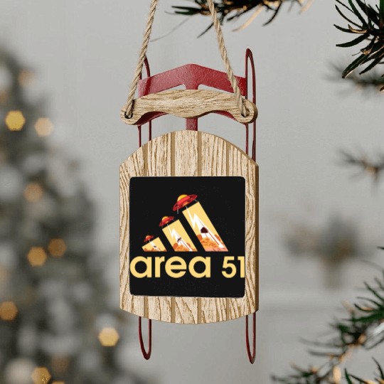 Area 51 Sled Ornaments