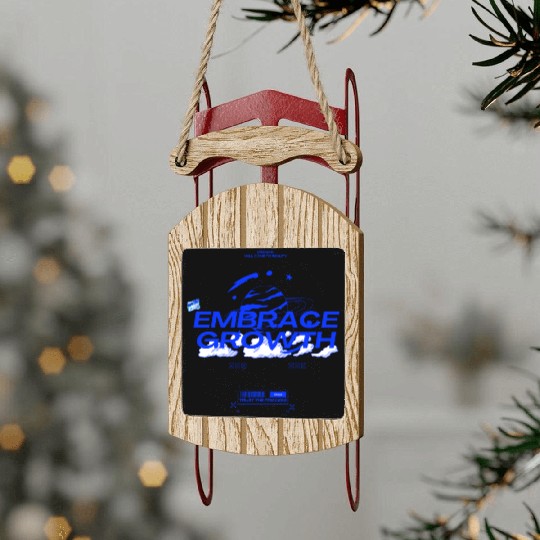 Embrace Growth Sled Ornaments