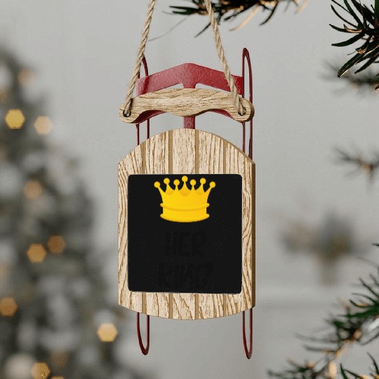 Her King Sled Ornaments