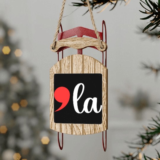 Comma La - Kamala Harris 2024 Sled Ornaments