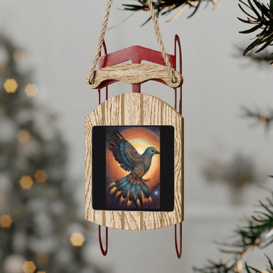 The Bird of Paradise Sled Ornaments
