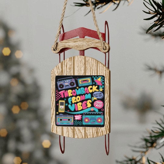 Early 90s and 2000s | Y2K fashion Sled Ornaments