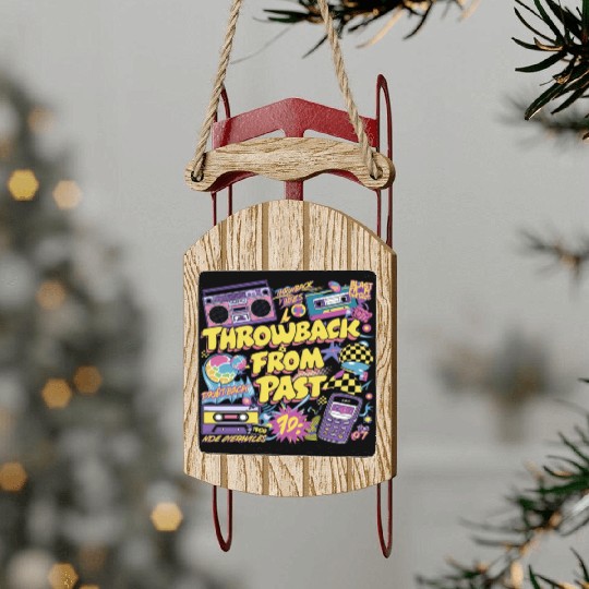 Early 90s and 2000s | Y2K fashion Sled Ornaments