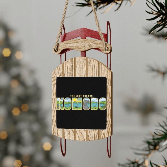 The Last Dragon Komodo Sled Ornaments