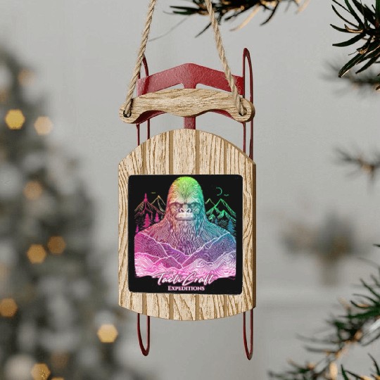 Squatch terrain expeditions Sled Ornaments