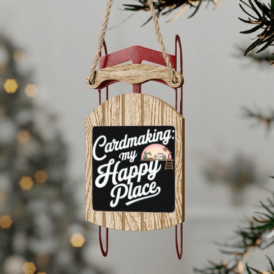 Cardmaker Scrapbooking Cardmaking Kits for Adults Sled Ornaments