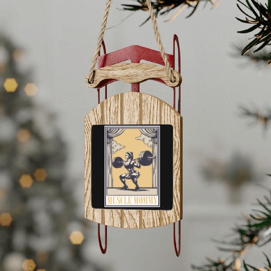 Tarot Cards Muscle Mommy for Strength & Sled Ornaments